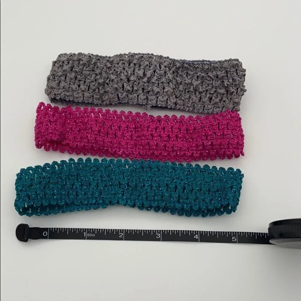 🍭4/$20 Set of 3 Sparkle Headbands